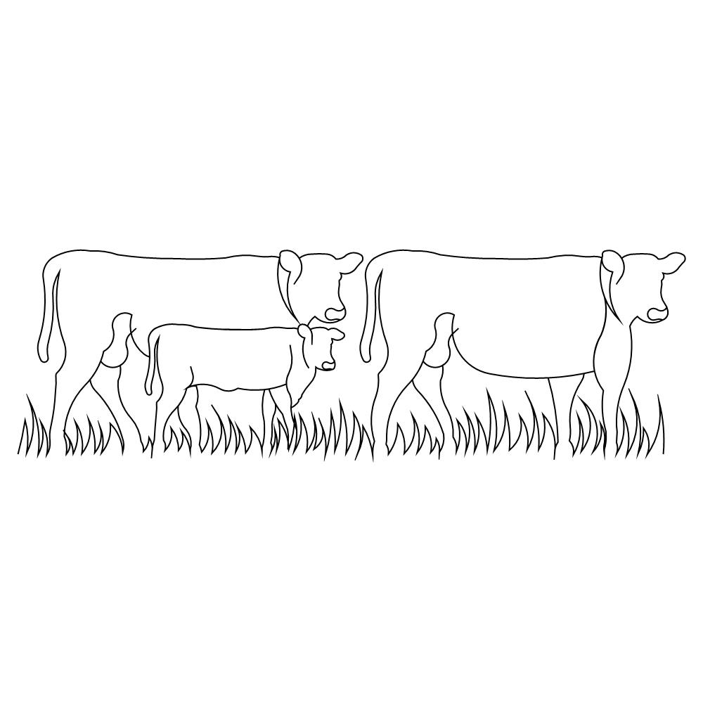 cow border 001 edited Digital Borders/Borders Corners Patterns
